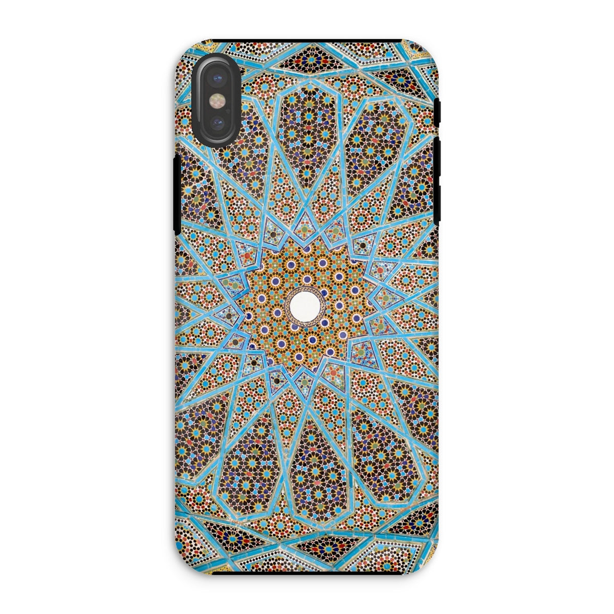 Tomb of Hafez - Shiraz Mosaic Ceiling Iphone Case, Xs / Matte, Intricate Mosaic-patterned Phone Case