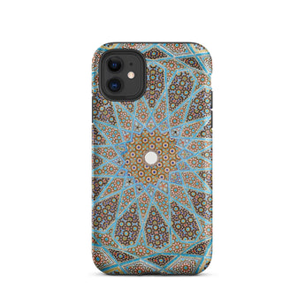Tomb of Hafez - Shiraz Mosaic Ceiling Phone Case Iphone 11 / Matte Patterned Phone Case Shiraz Mosaic Ceiling, Forgotten Alphabets, Ceiling
