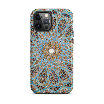 Tomb of Hafez - Shiraz Mosaic Ceiling Phone Case Iphone 12 Pro Max / Matte Ornate Patterned Phone Case Shiraz Mosaic Ceiling, Forgotten