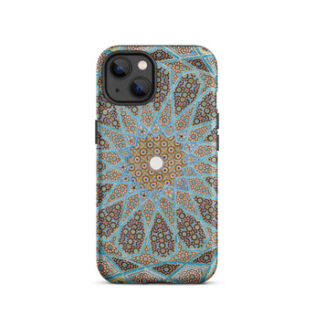 Tomb of Hafez - Shiraz Mosaic Ceiling Phone Case Iphone 13 / Matte Intricate Patterned Phone Case Shiraz Mosaic Ceiling, Forgotten