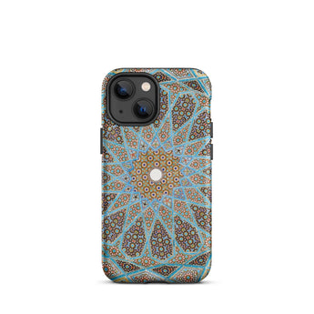 Tomb of Hafez - Shiraz Mosaic Ceiling Phone Case Iphone 13 Mini / Matte Patterned Iphone Case Shiraz Mosaic Ceiling, Forgotten Alphabets,