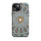 Tomb of Hafez - Shiraz Mosaic Ceiling Phone Case Iphone 15 Plus / Matte Ornate Patterned Phone Case Shiraz Mosaic Ceiling, Forgotten