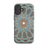 Tomb of Hafez - Shiraz Mosaic Ceiling Phone Case Iphone 16 Plus / Matte Intricate Patterned, Forgotten Alphabets, Mobile Cases