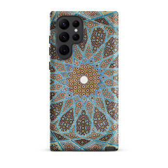 Tomb of Hafez - Shiraz Mosaic Ceiling Phone Case, Samsung Galaxy S22 Ultra / Matte, Mobile Cases, Toby Leon
