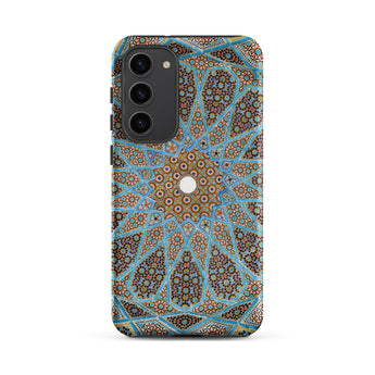 Tomb of Hafez - Shiraz Mosaic Ceiling Phone Case, Samsung Galaxy S23 Plus / Matte, Mobile Cases, Toby Leon