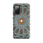 Tomb of Hafez Shiraz Mosaic Ceiling Samsung Case, Galaxy S20 Fe / Matte, Smartphone Vibrant Intricate Geometric Pattern Case