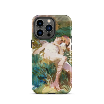 Tommies Bathing 2 - John Singer Sargent Phone Case Iphone 13 Pro / Matte Iphone Case Watercolor Painting John Singer Sargent, Sargent’s