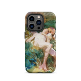 Tommies Bathing 2 - John Singer Sargent Phone Case Iphone 14 Pro / Matte Artistic Phone Case John Singer Sargent, Sargent’s Tommies Strip,