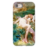 Tommies Bathing 2 - John Singer Sargent Phone Case Iphone 8 / Matte Phone Case Watercolor-style Painting Figure Natural John Singer