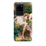 Tommies Bathing 2 - John Singer Sargent Phone Case Samsung Galaxy S20 Ultra / Matte Phone Case Watercolor-style Painting Two Figures