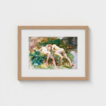 Tommies Bathing - John Singer Sargent Art Print / Canvas, Prints
