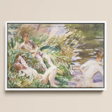 Tommies Bathing - John Singer Sargent Art Print / Canvas, 18x12’’ / 46x31cm / White Frame, Posters Prints & Visual Artwork, Toby Leon