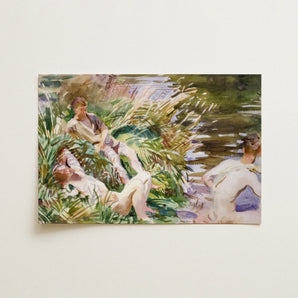 Tommies Bathing - John Singer Sargent Art Print / Canvas, 18x12’’ / 46x31cm / Unframed / no Border, Posters Prints & Visual Artwork, Toby
