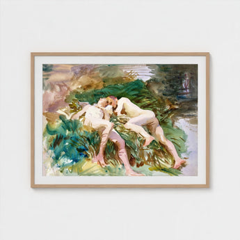 Tommies Bathing - John Singer Sargent Art Print / Canvas, Prints