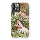 Tommies Bathing - John Singer Sargent Iphone Case, 11 Pro / Matte, Phone Case Painterly Image People Lush Garden
