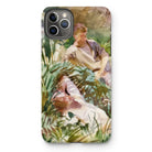 Tommies Bathing - John Singer Sargent Iphone Case, 11 Pro Max / Matte, Iphone Case Impressionistic Painting Figures Lush Garden