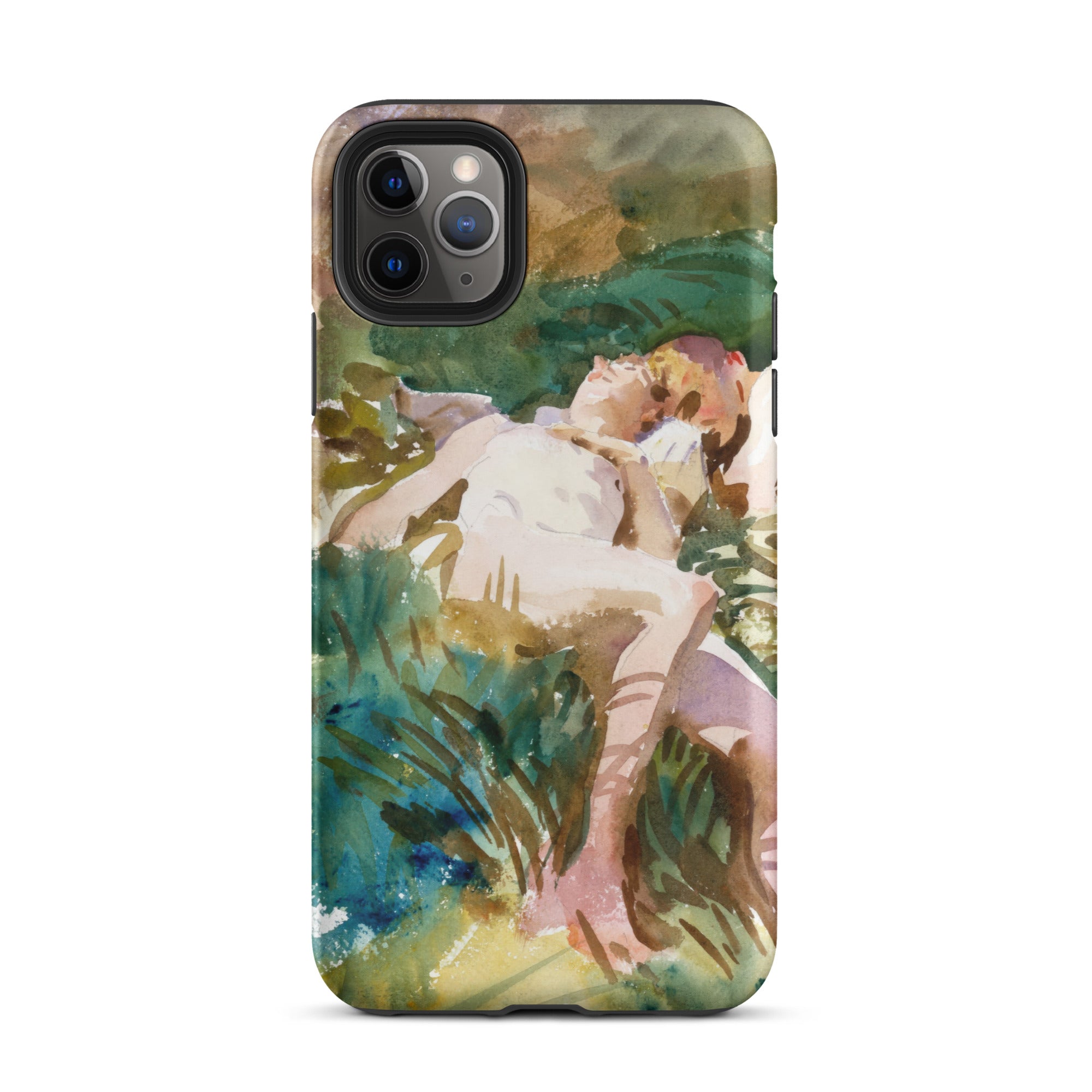 Tommies Bathing John Singer Sargent Iphone Case, 11 Pro Max / Matte, Watercolor Style Phone Case