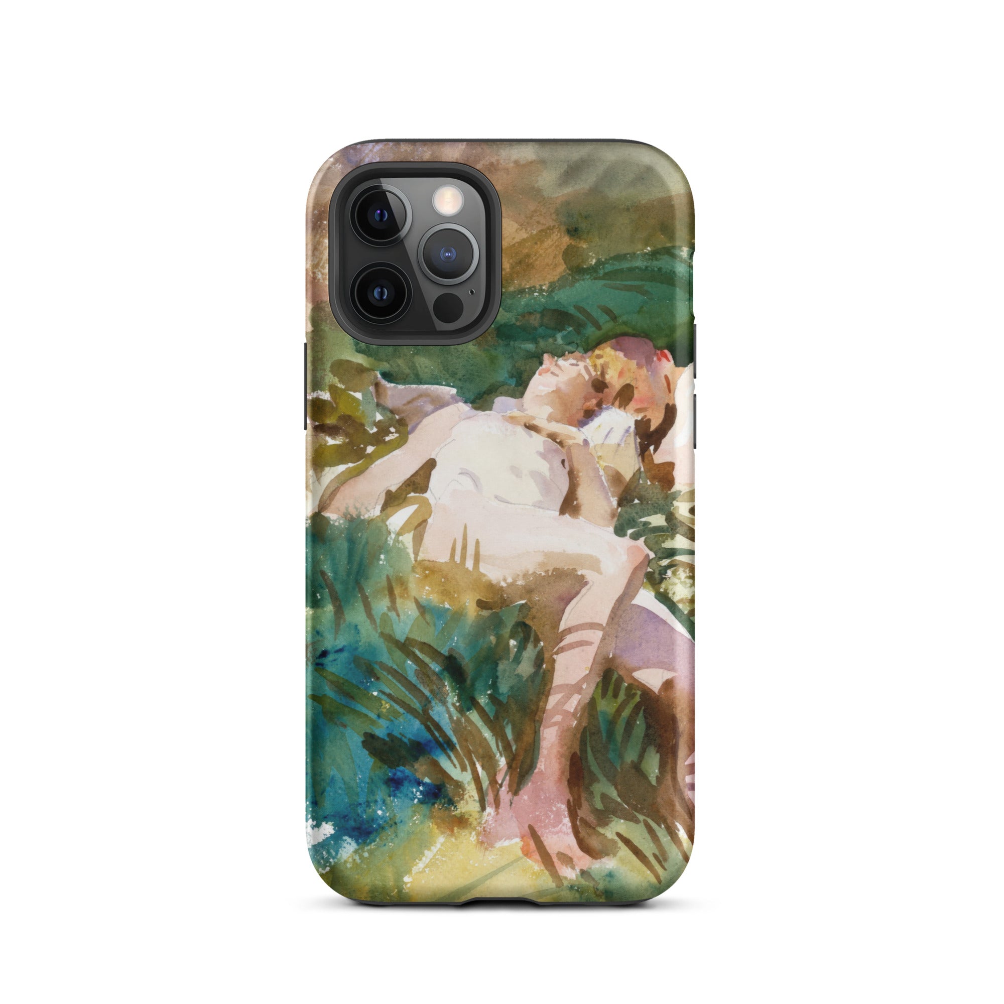 Tommies Bathing John Singer Sargent Iphone Case, 12 Pro / Matte, Artistic Phone Case