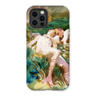 Tommies Bathing - John Singer Sargent Iphone Case, 12 Pro / Matte, Phone Case Watercolor-style Painting Figure Natural