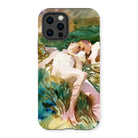 Tommies Bathing - John Singer Sargent Iphone Case, 13 Pro / Matte, Phone Case Watercolor-style Painting Figure Natural