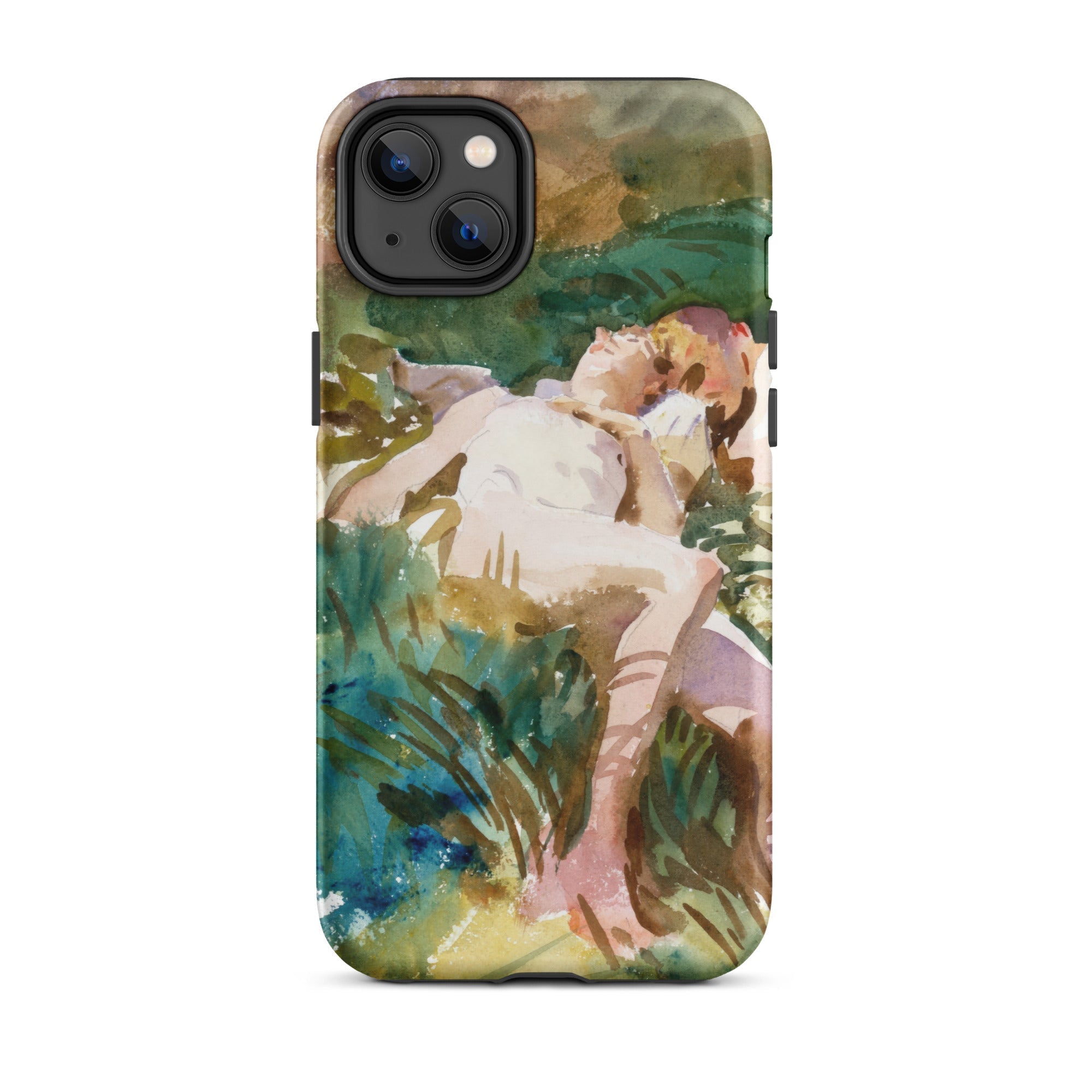 Tommies Bathing John Singer Sargent Iphone Case, 14 Plus / Matte, Artistic Phone Case