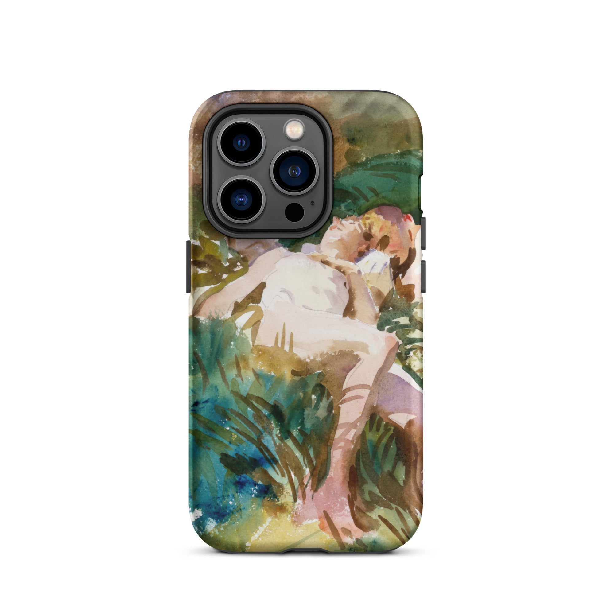 Tommies Bathing John Singer Sargent Iphone Case, 14 Pro / Matte, Artistic Phone Case
