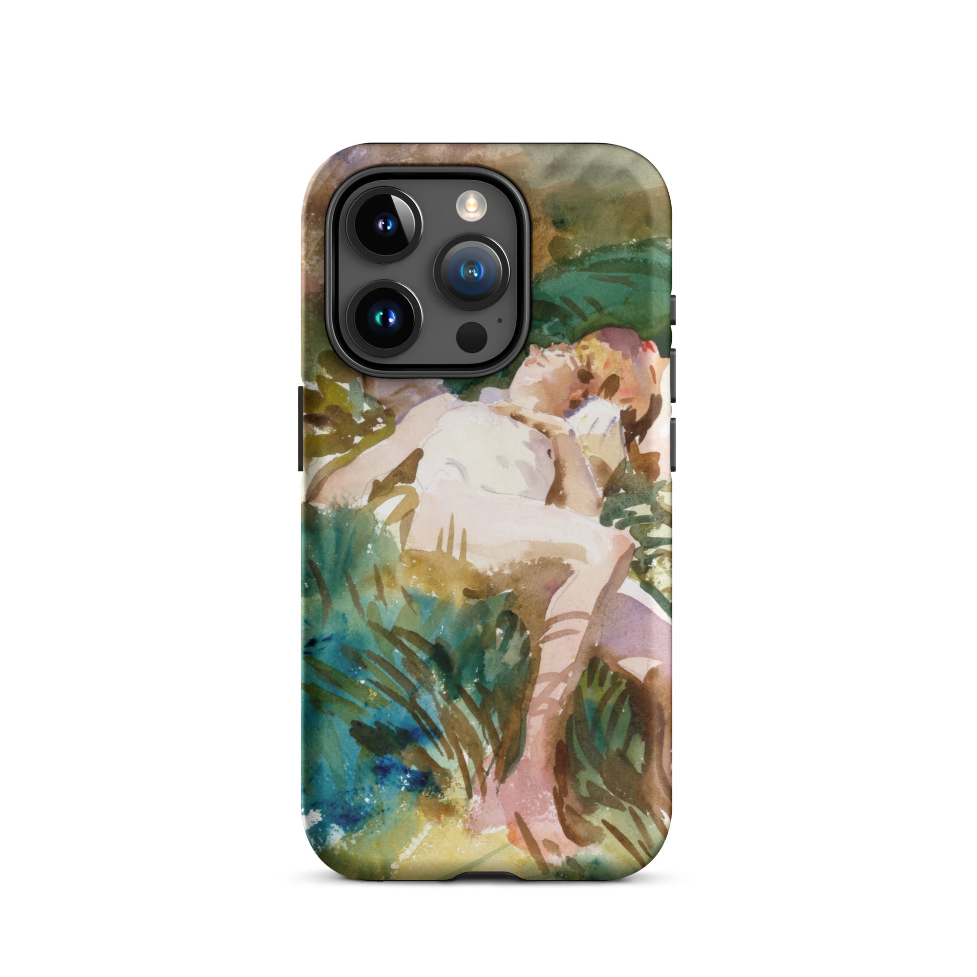 Tommies Bathing John Singer Sargent Iphone Case, 15 Pro / Matte, Artistic Phone Case