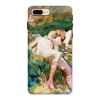 Tommies Bathing - John Singer Sargent Iphone Case, 8 Plus / Matte, Phone Case Watercolor-style Painting Figure Nature