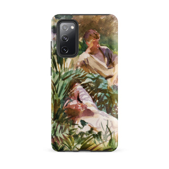 Tommies Bathing - John Singer Sargent Samsung Case, Galaxy S20 Fe / Matte, Smartphone Painted Two People Garden Case