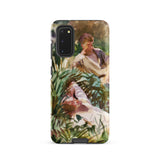 Tommies Bathing - John Singer Sargent Samsung Case, Galaxy S20 / Matte, Smartphone Case Painted Scene Two Figures Amidst Foliage