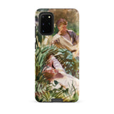 Tommies Bathing - John Singer Sargent Samsung Case, Galaxy S20 Plus / Matte, Phone Case Painted Two People Grassy Landscape