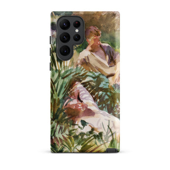 Tommies Bathing - John Singer Sargent Samsung Case, Galaxy S22 Ultra / Matte, Phone Case Painted Scene People Garden