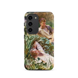 Tommies Bathing - John Singer Sargent Samsung Case, Galaxy S23 / Matte, Smartphone Case Impressionistic Painting Two People Field