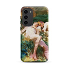 Tommies Bathing John Singer Sargent Samsung Case, Galaxy S23 Plus / Matte, Smartphone Case Watercolor Painting Two Figures Amidst Foliage