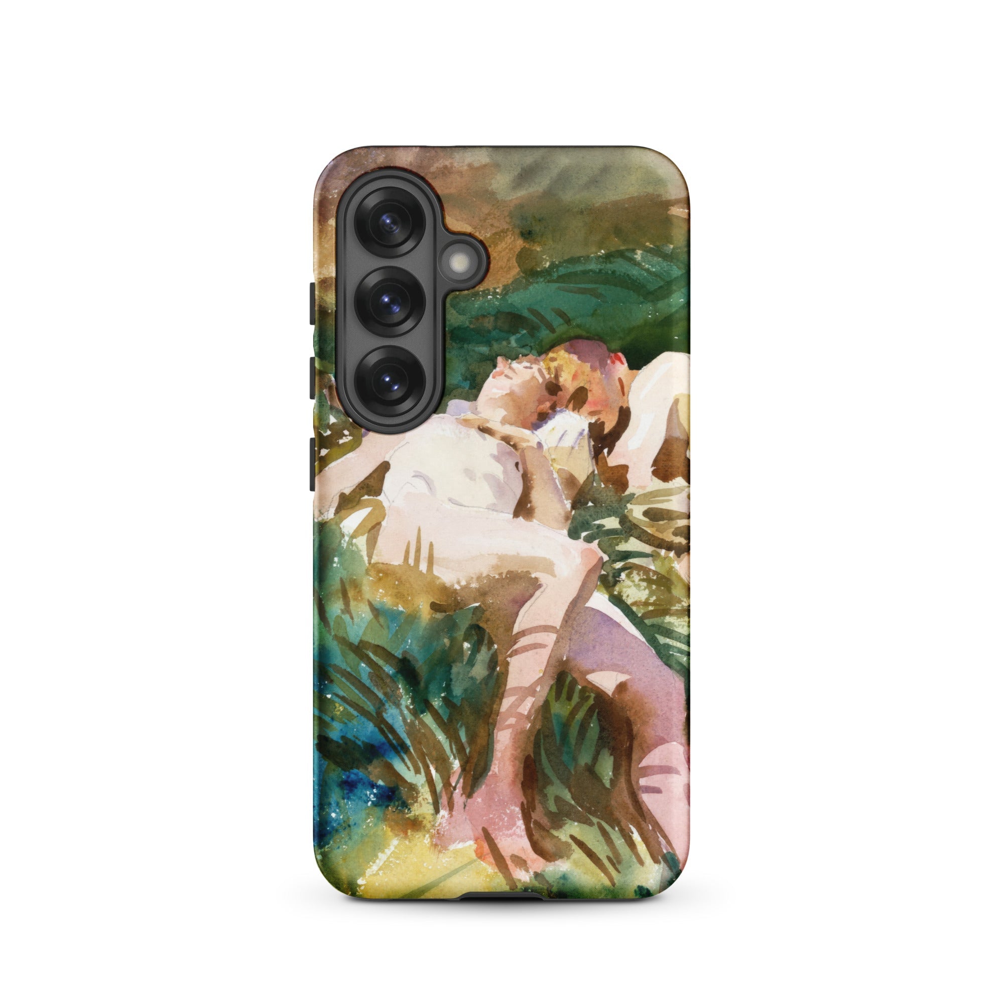 Tommies Bathing John Singer Sargent Samsung Case, Galaxy S25 / Matte, Phone Case Impressionistic Painting Two Figures
