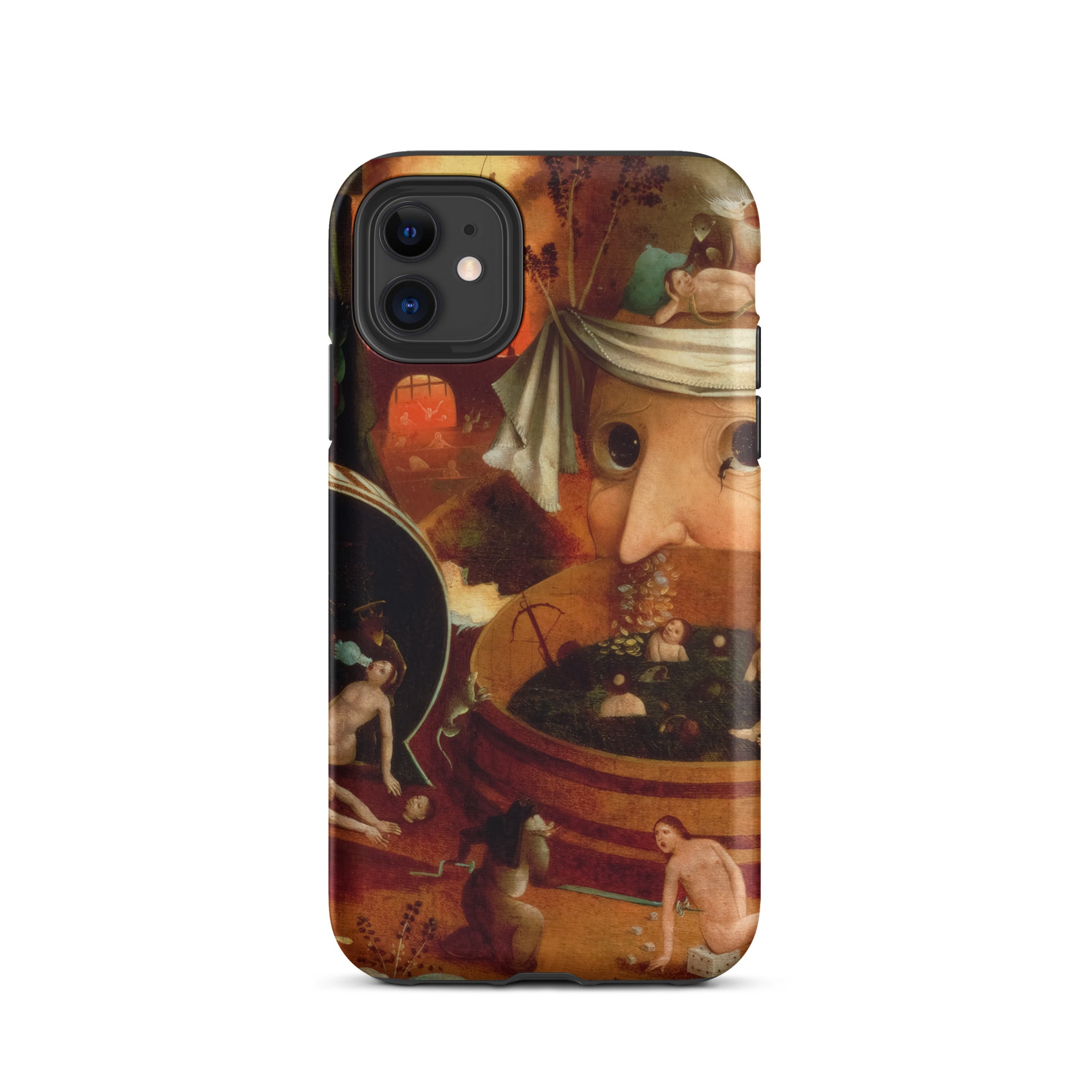 Tondal’s Vision - Hieronymus Bosch Iphone Case, 11 / Matte