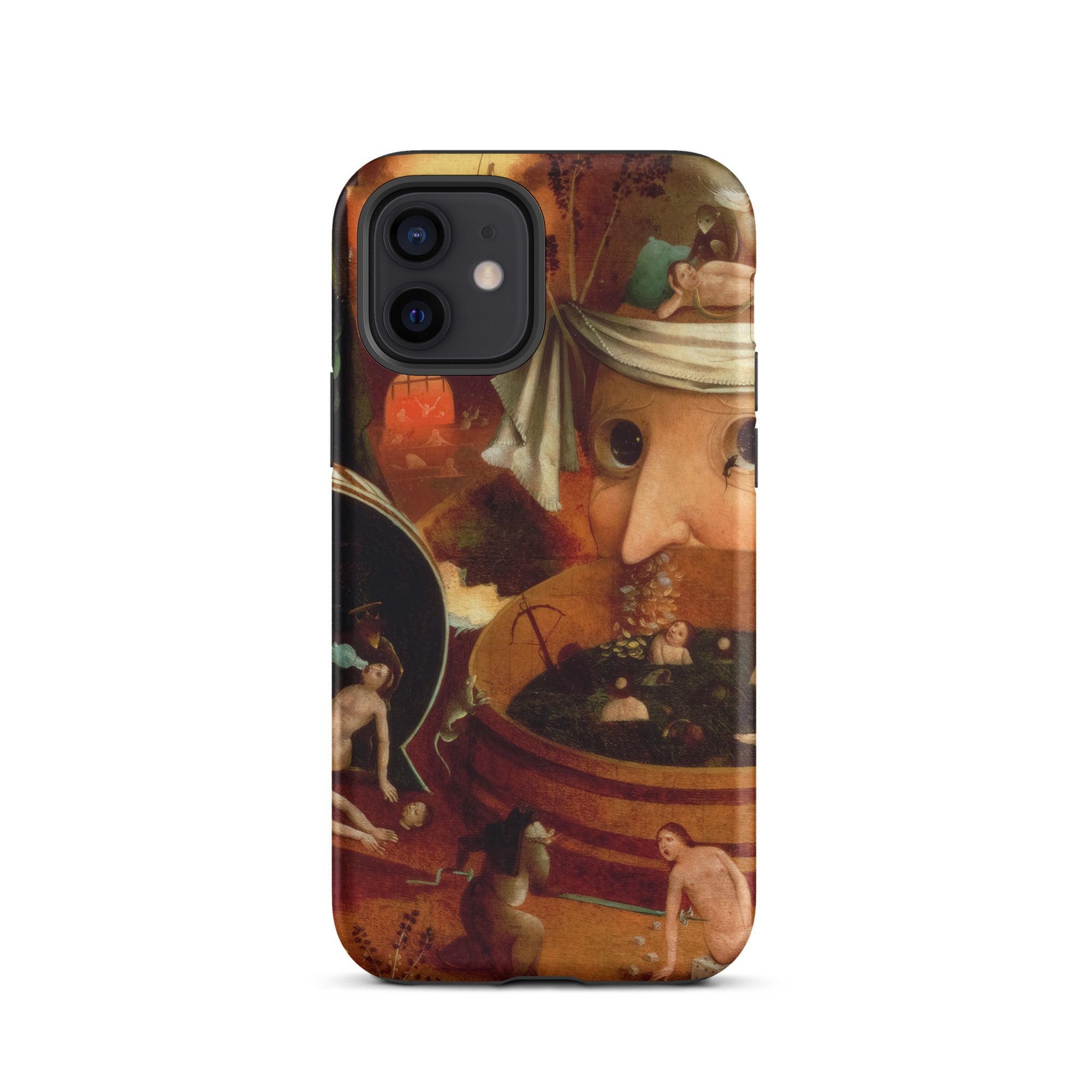 Tondal’s Vision - Hieronymus Bosch Iphone Case, 12 / Matte