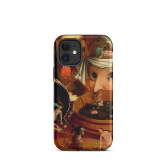 Tondal’s Vision - Hieronymus Bosch Iphone Case, 12 Mini / Matte, Iphone Case Detailed Classical Painting