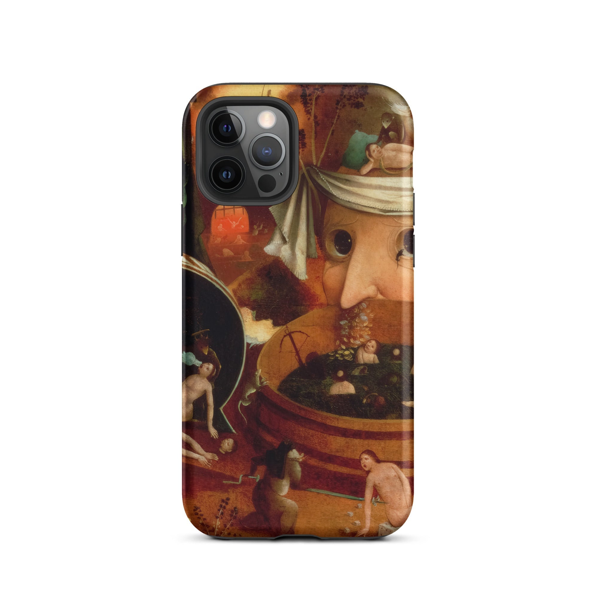 Tondal’s Vision - Hieronymus Bosch Iphone Case, 12 Pro / Matte