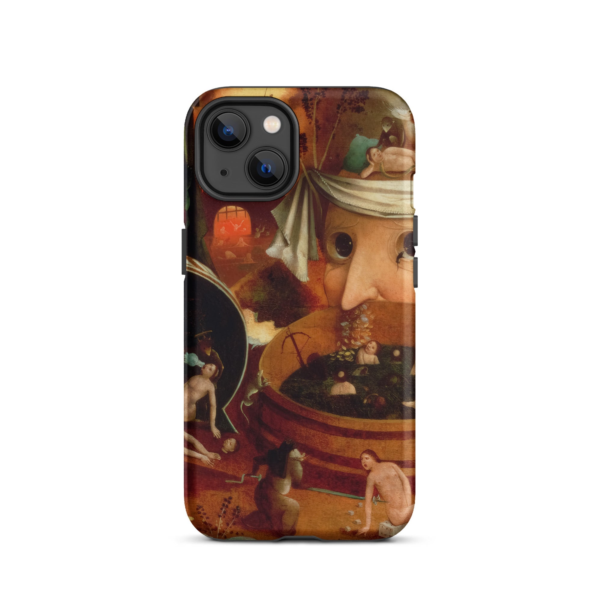 Tondal’s Vision - Hieronymus Bosch Iphone Case, 13 / Matte