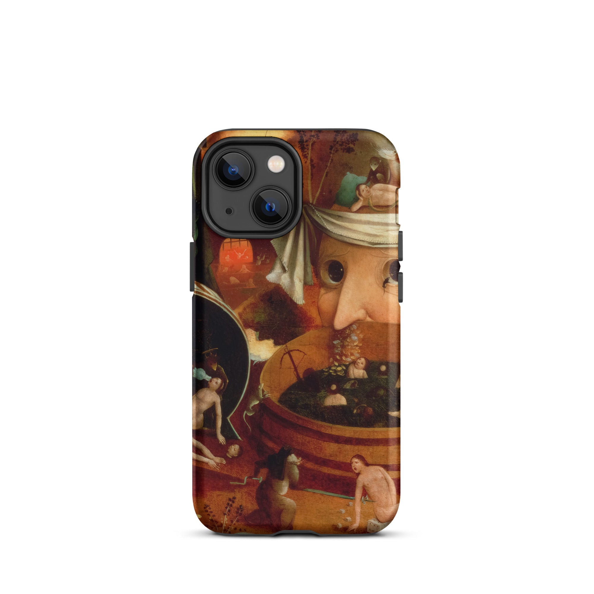 Tondal’s Vision - Hieronymus Bosch Iphone Case, 13 Mini / Matte