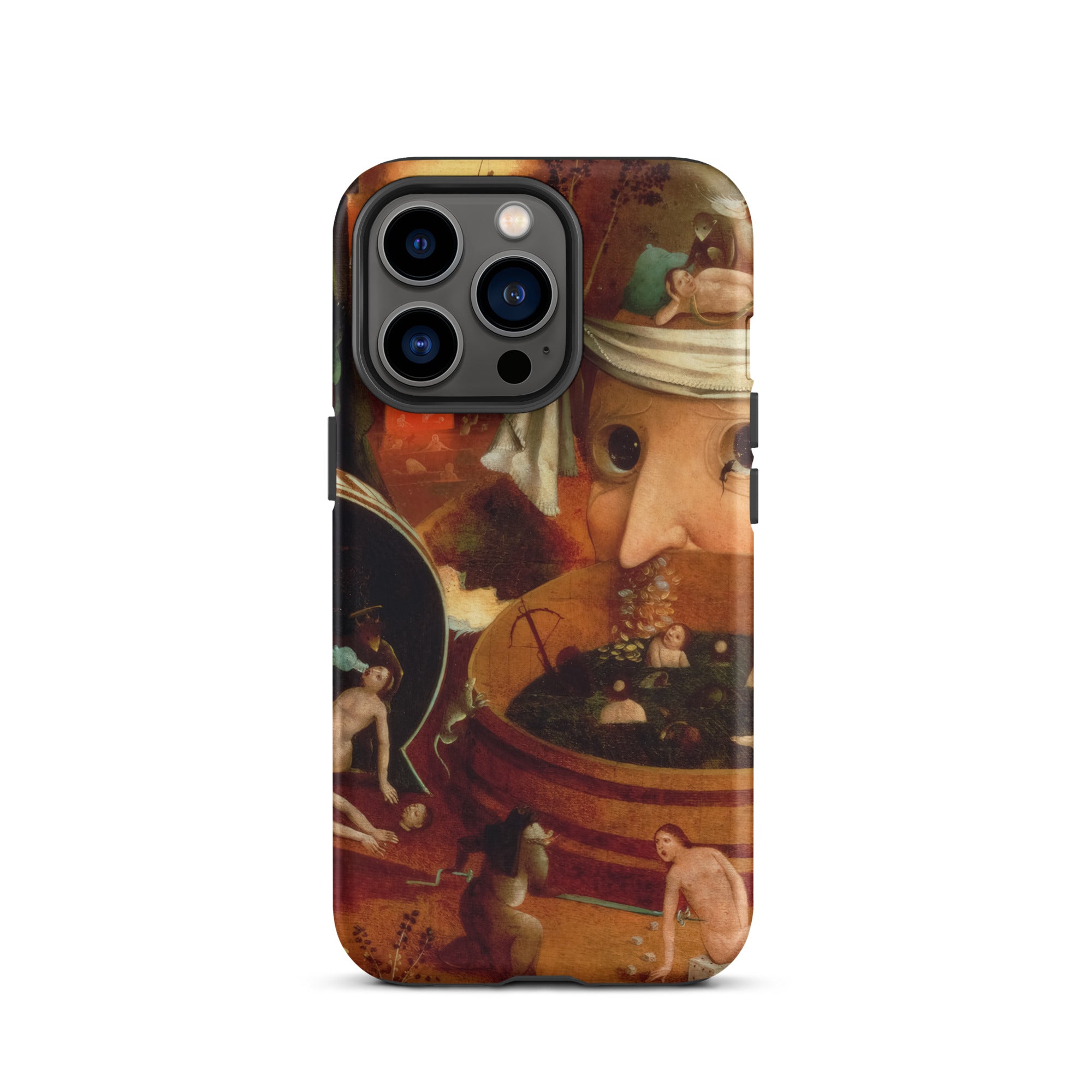 Tondal’s Vision - Hieronymus Bosch Iphone Case, 13 Pro / Matte