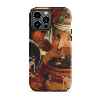 Tondal’s Vision - Hieronymus Bosch Iphone Case, 13 Pro Max / Matte, Iphone Surrealist Art Case Large-nosed Figure Fantastical Elements