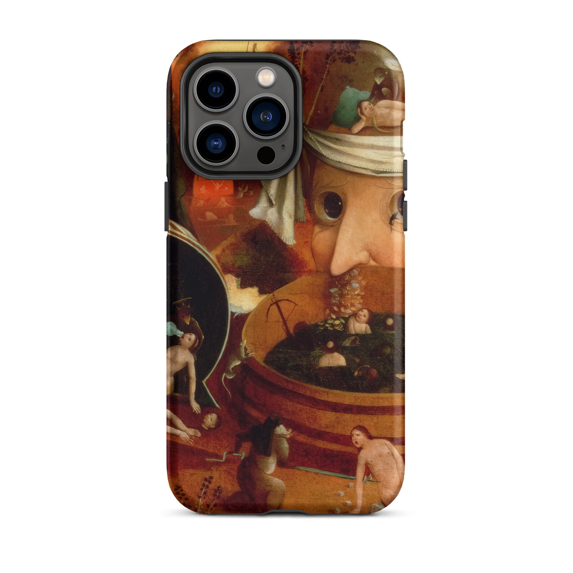 Tondal’s Vision - Hieronymus Bosch Iphone Case, 14 Pro Max / Matte