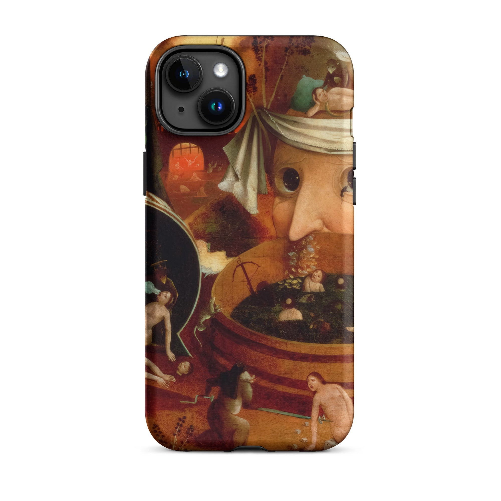 Tondal’s Vision - Hieronymus Bosch Iphone Case, 15 Plus / Matte