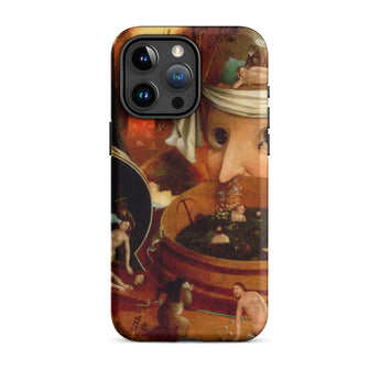 Tondal’s Vision - Hieronymus Bosch Iphone Case, 15 Pro Max / Matte, Iphone Case Renaissance-style Painting Distorted Face Figures