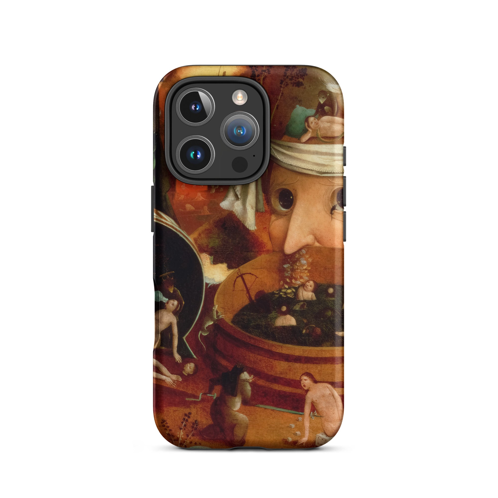 Tondal’s Vision - Hieronymus Bosch Iphone Case, 16 Pro / Matte