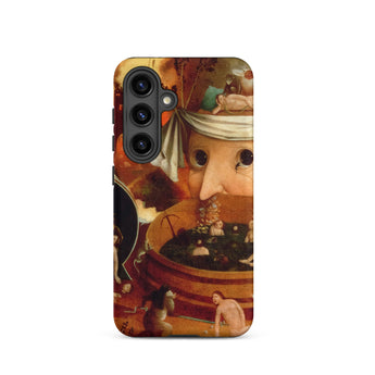 Tondal’s Vision - Hieronymus Bosch Samsung Case, Galaxy S24 / Matte, Smartphone Case Detailed Art Print Fantastical Large-nosed Figure