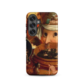 Tondal’s Vision - Hieronymus Bosch Samsung Case, Galaxy S25 / Matte, Smartphone Case Artistic Rendition Detailed Painting