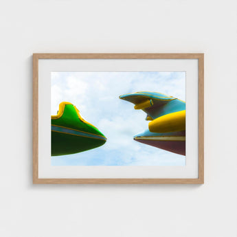 Top and Tail - Jet Plane Carnival Ride Print / Canvas Giclée, Waking Dream Prints